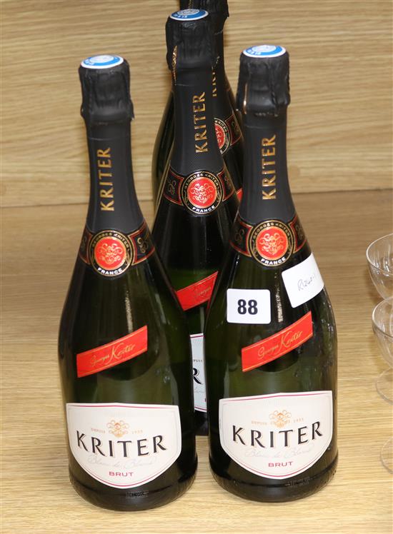 Five bottles Kriter Brut